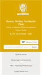 Mobile Screenshot of peru.bureauveritasformacion.com