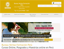 Tablet Screenshot of peru.bureauveritasformacion.com