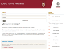 Tablet Screenshot of moodle.bureauveritasformacion.com